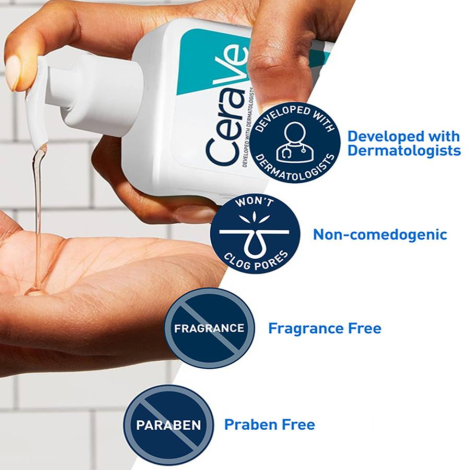 CeraVe Foaming Facial Cleanser for Normal to Oily Skin 87ml