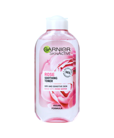 Garnier Natural Rose Soothing Toner Sensitive Skin 200ml