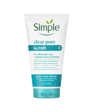 Simple Daily Skin Clear Pore Facial Scrub 150ml