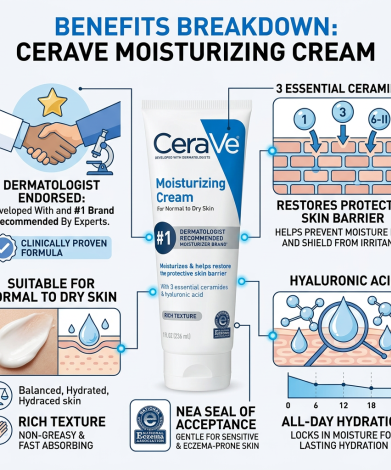 Cerave Moisturizing Cream For Normal To Dry Skin 236ml