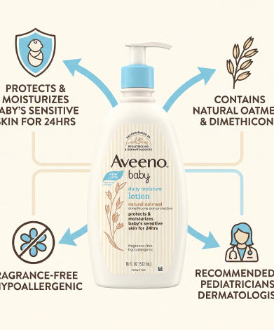 Aveeno Baby Daily Moisture Lotion 532ml