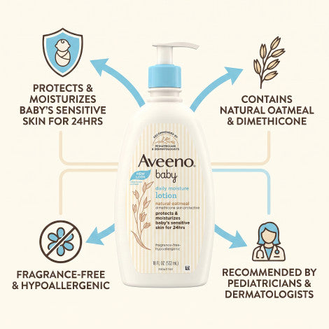 Aveeno Baby Daily Moisture Lotion 532ml