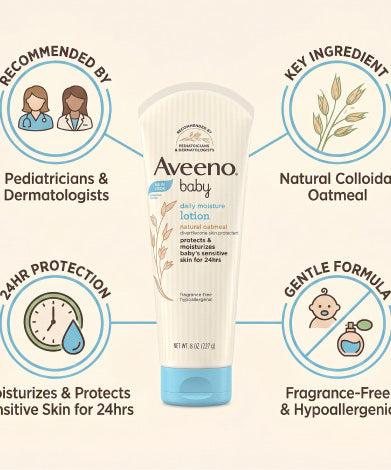 Aveeno Baby Daily Moisture Lotion 227g