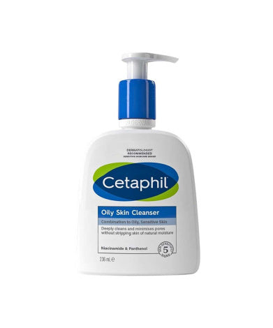 Cetaphil Oily Skin Cleanser Combination to Oily, Sensitive Skin 236ml