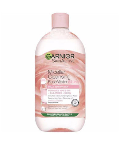 Garnier Micellar Cleansing Rose Water All In 1 For Dull & Sensitive Skin 700ml
