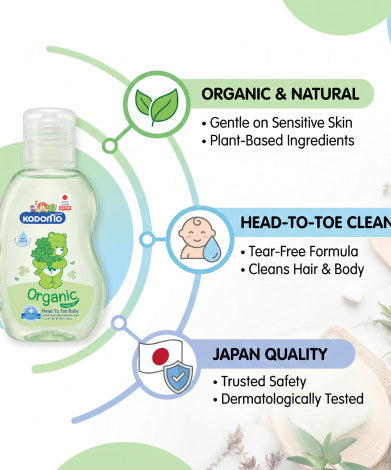 Kodomo Baby Organic Head To Toe 100ml