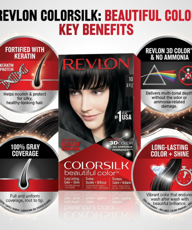 Revlon Colorsilk Beautiful Hair Color - 10 Black