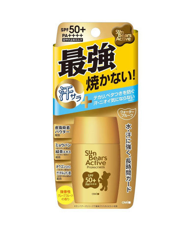 Omi Brotherhood Sun Bears Active Protect Milk Sunscreen SPF 50+ PA++++ 30g