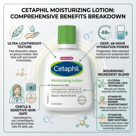 Cetaphil Moisturizing Lotion Normal to Dry Skin 59ml