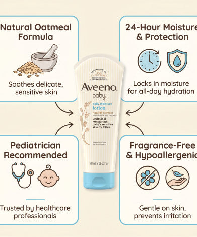 Aveeno Baby Daily Moisture Lotion 227g
