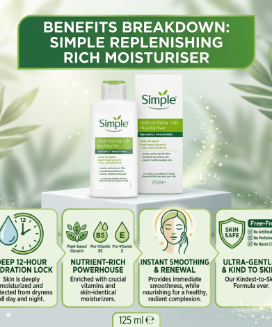 Simple Kind To Skin Replenishing Rich Moisturiser 125 ml