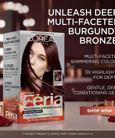 L'Oreal Feria Multi Faceted Shimmering Colour - 36 Chocolate Cherry
