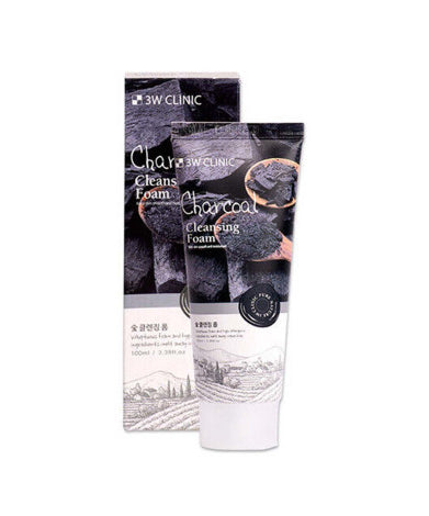 3W Clinic Charcoal Cleansing Foam 100ml