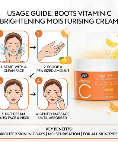 Boots Vitamin C Brightening Moisturising Cream 50 ml