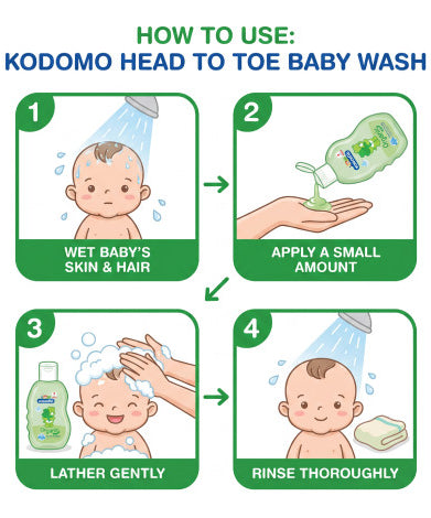 Kodomo Baby Organic Head To Toe 100ml