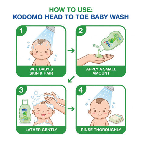 Kodomo Baby Organic Head To Toe 100ml