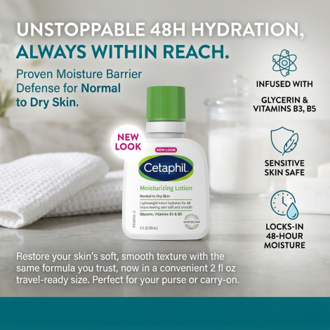 Cetaphil Moisturizing Lotion Normal to Dry Skin 59ml