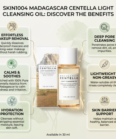 Skin1004 Madagascar Centella Light Cleansing Oil 30ml