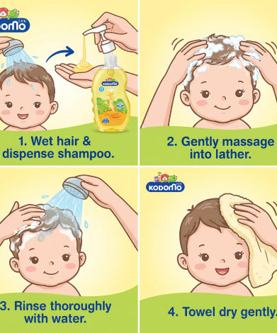 Kodomo Organic 0+ Baby Shampoo 400ml