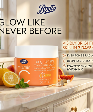 Boots Vitamin C Brightening Moisturising Cream 50 ml