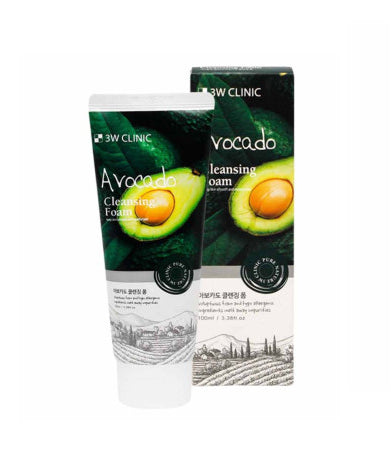 3W Clinic Avocado Cleansing Foam 100ml