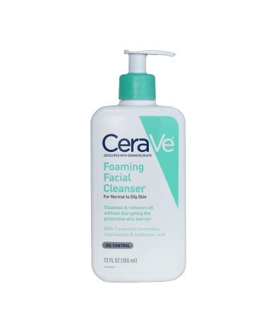 Cerave Foaming Facial Cleanser For Normal to Oily Skin 355ml