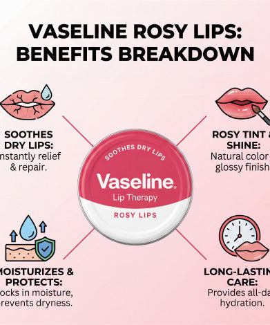 Vaseline Lip Therapy - Rosy Lips  20g