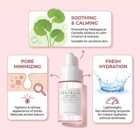 Skin 1004 Madagascar Centella Poremizing Fresh Ampoule 30ml