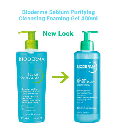 Bioderma Sebium Purifying Cleansing Foaming Gel 400ml
