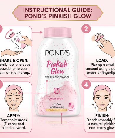 Pond's Pinkish Glow Translucent Powder 45ml