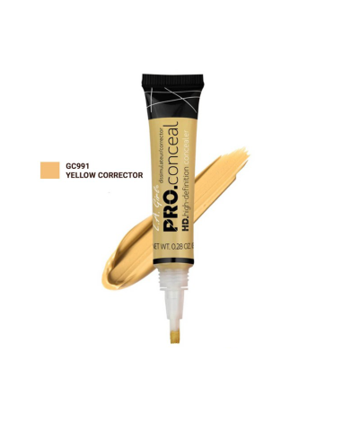 L.A. Girl Pro.conceal Hd High Definition Concealer - GC 991 Yellow Corractor