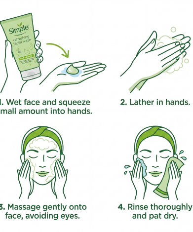 Simple Refreshing Facial Wash 150ml