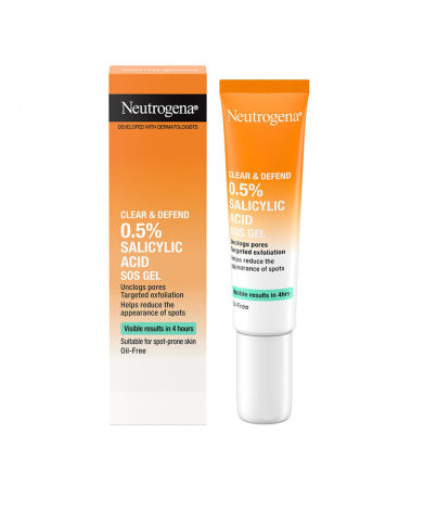 Neutrogena Clear & Defend 0.5% Salicylic Acid SOS Gel 15ml