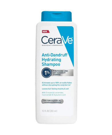 CeraVe 1% Anti-Dandruff Hydrating Shampoo 355ml