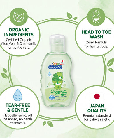 Kodomo Baby Organic Head To Toe 100ml